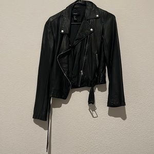 F21 leather jacket